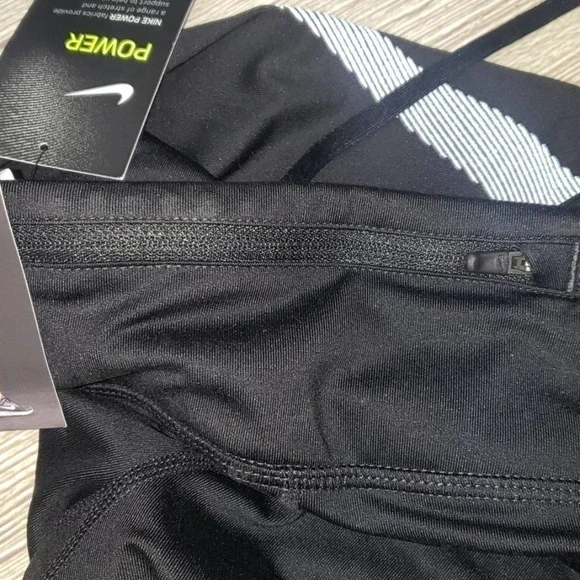 Womens Nike Essential Tight Leggings Sz XS Black Activewear - Picture 8 of 8